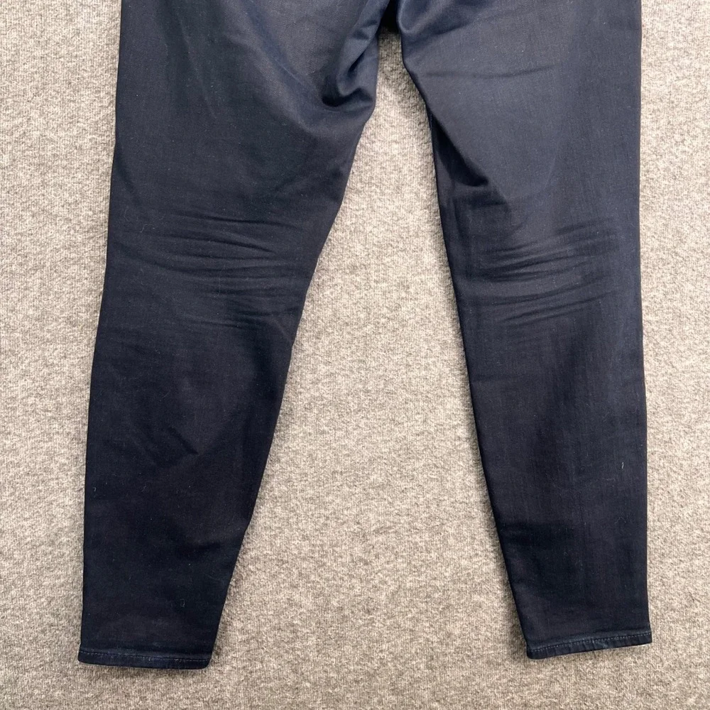 J.Crew Womens 10 High-Rise Toothpick Skinny Jeans Dark Indigo Size 30 Stretch - Picture 7 of 15